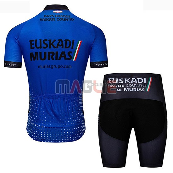 Maglia Euskadi Murias Manica Corta 2019 Blu